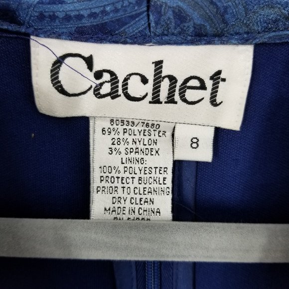 Vintage Y2K Embellished Satin Paisley Top 8 - Picture 2 of 8